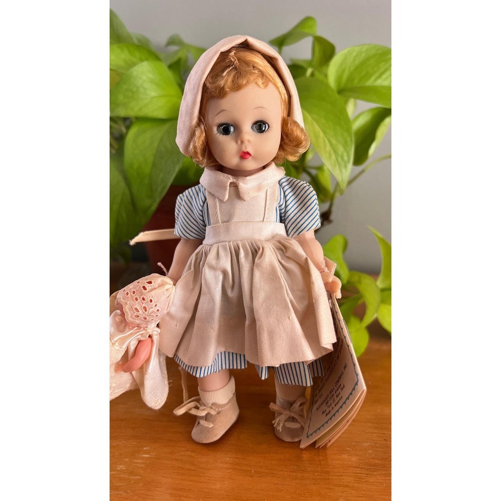 Vintage Madame Alexander Wendy-Kins Nurse Doll with Baby 8 inch Tagged